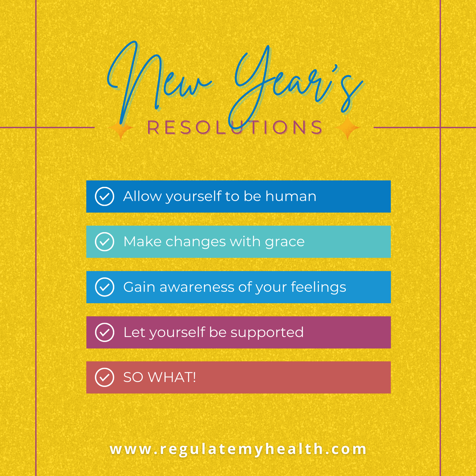 New Year's Resolutions